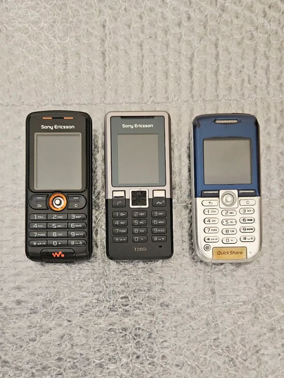 Lote de celulares antigos Sony Ericsson 