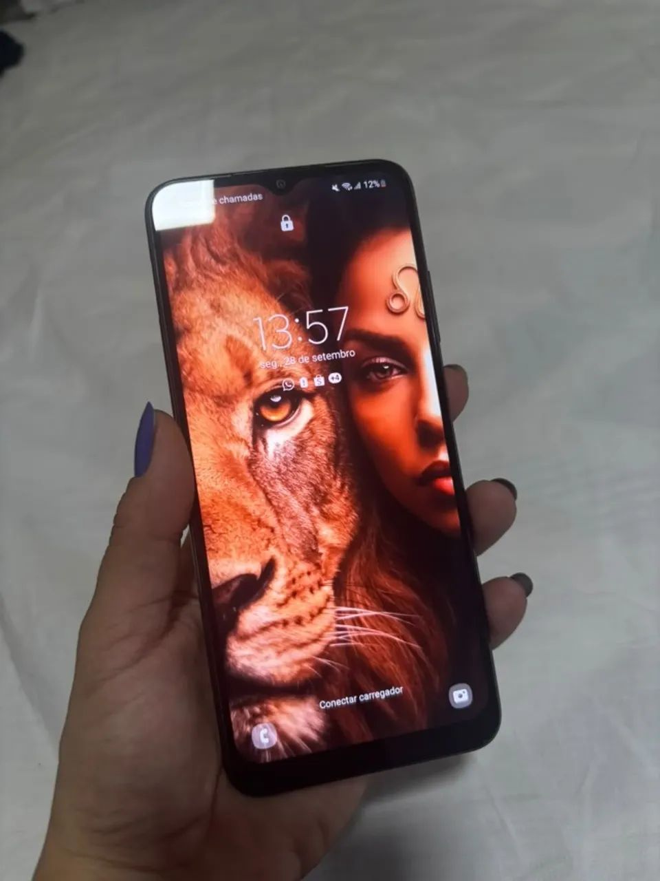 celular Samsung Galaxy A22 5G- BATERIA 5 mAh intacto - Foto 4