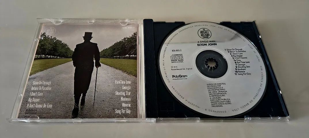 CD Elton John - A Single Man - Rocket Record - Polygram - Ind. Brasileira - Foto 3