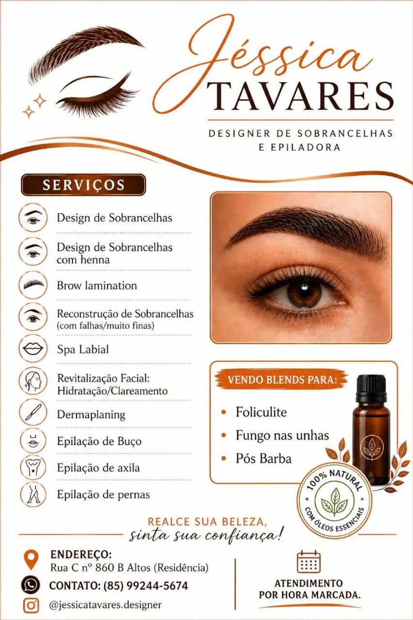 Designer de Sobrancelhas e Epiladora 