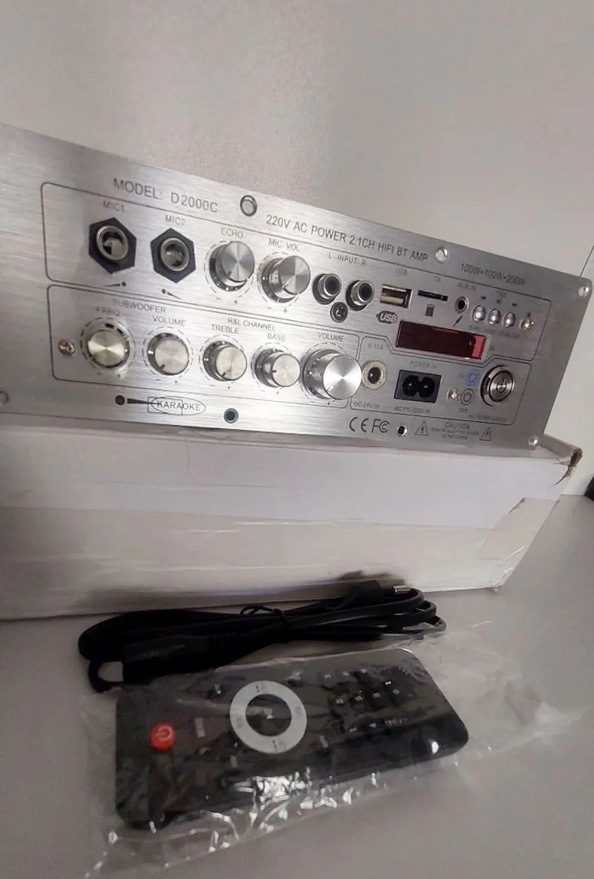 Placa amplificadora de som woopker d2000 