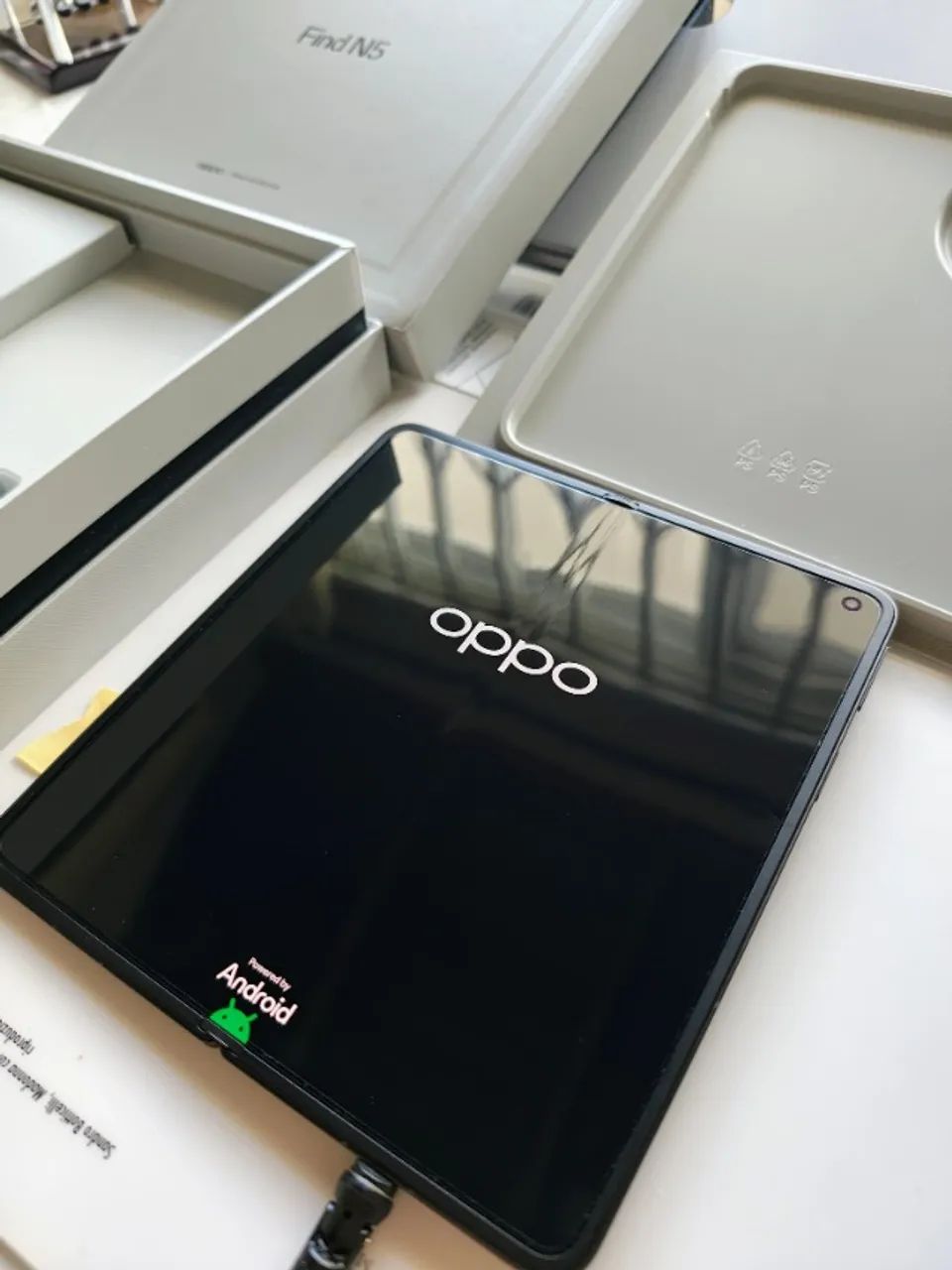 NOVO - Oppo Find N5 256GB Dual SIM Preto - NOVO | Dobrável Premium