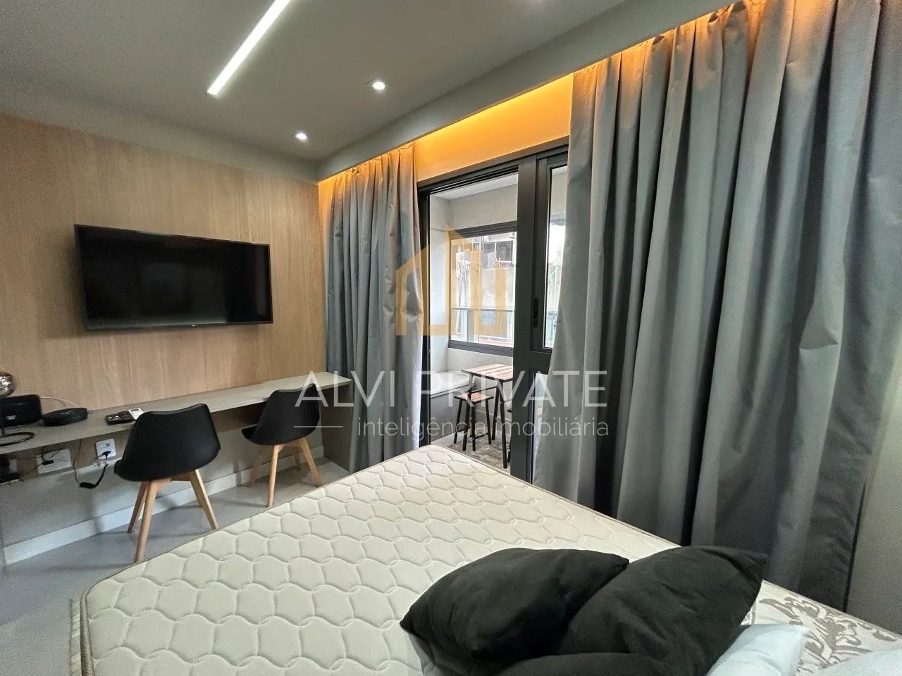 Studio Mobiliado para Locação em Perdizes | 25 m² | Varanda | Pronto para Morar - Foto 5