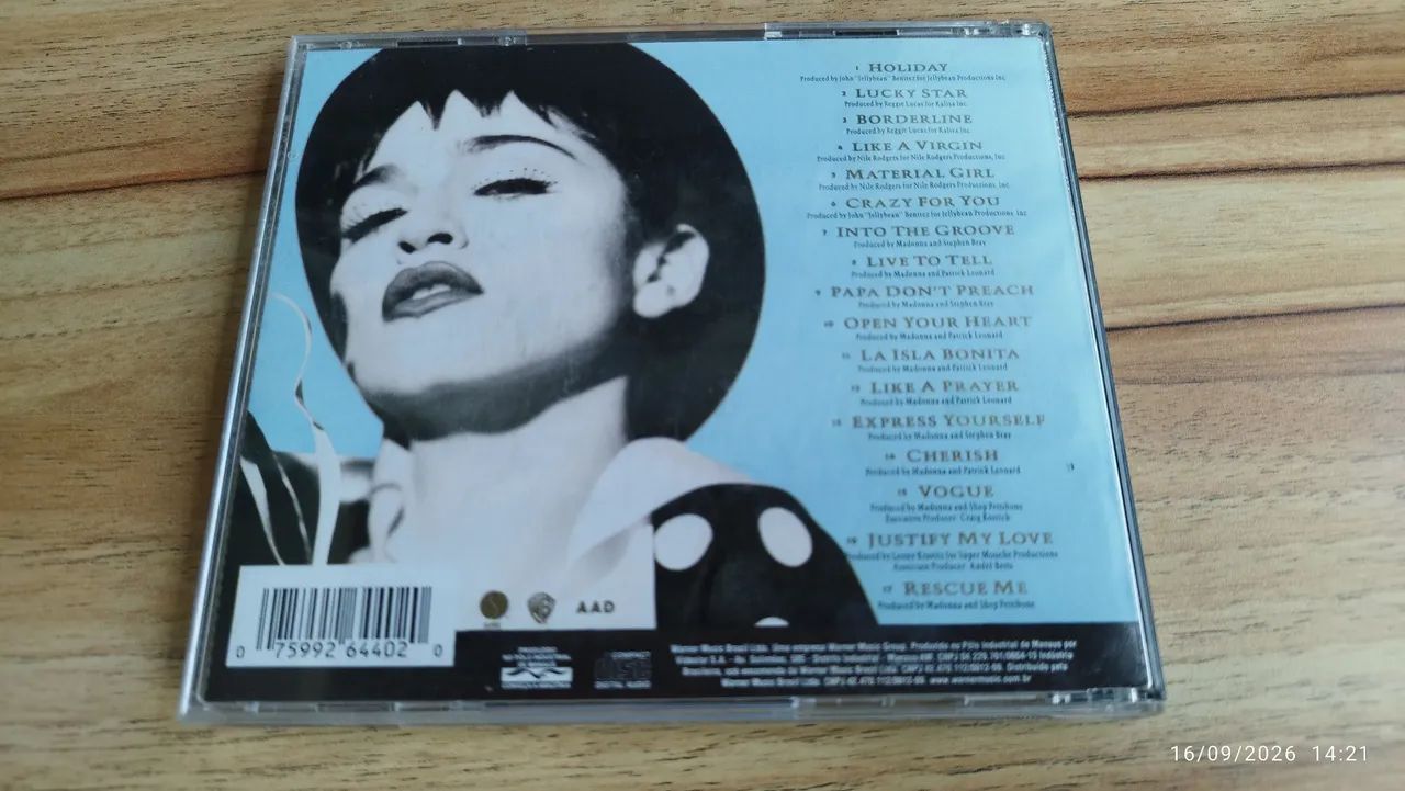 Cd Madonna - The immaculate collection - Foto 2