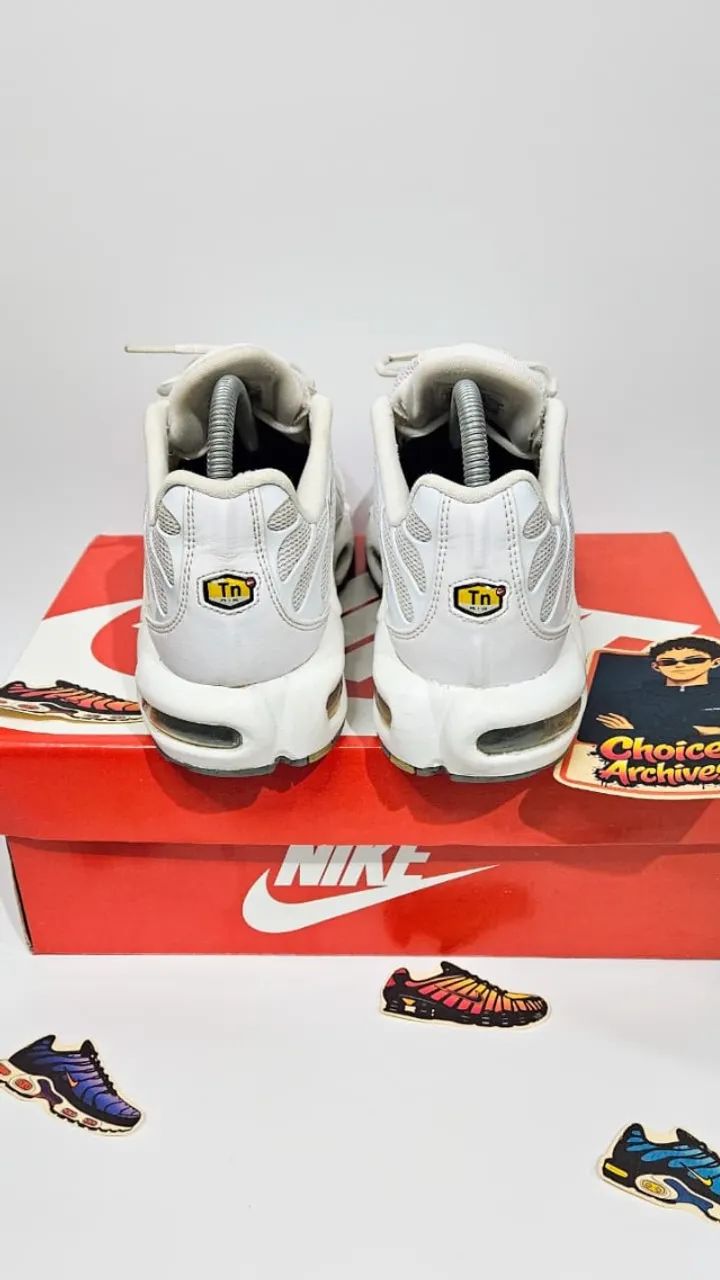 Nike air max plus TN - Triple White. - Foto 5