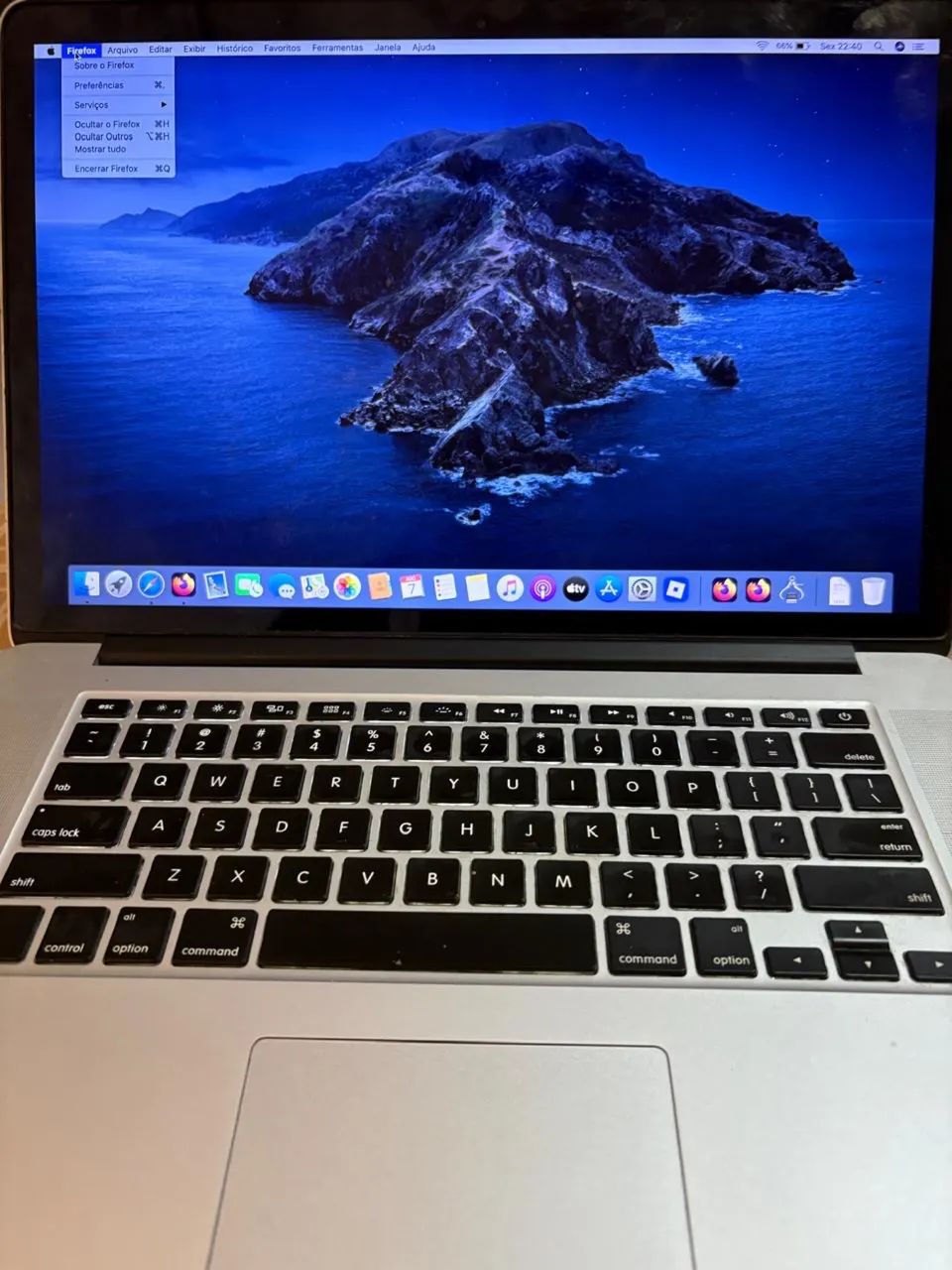Macbook 15 polegadas 512 gigabytes 16