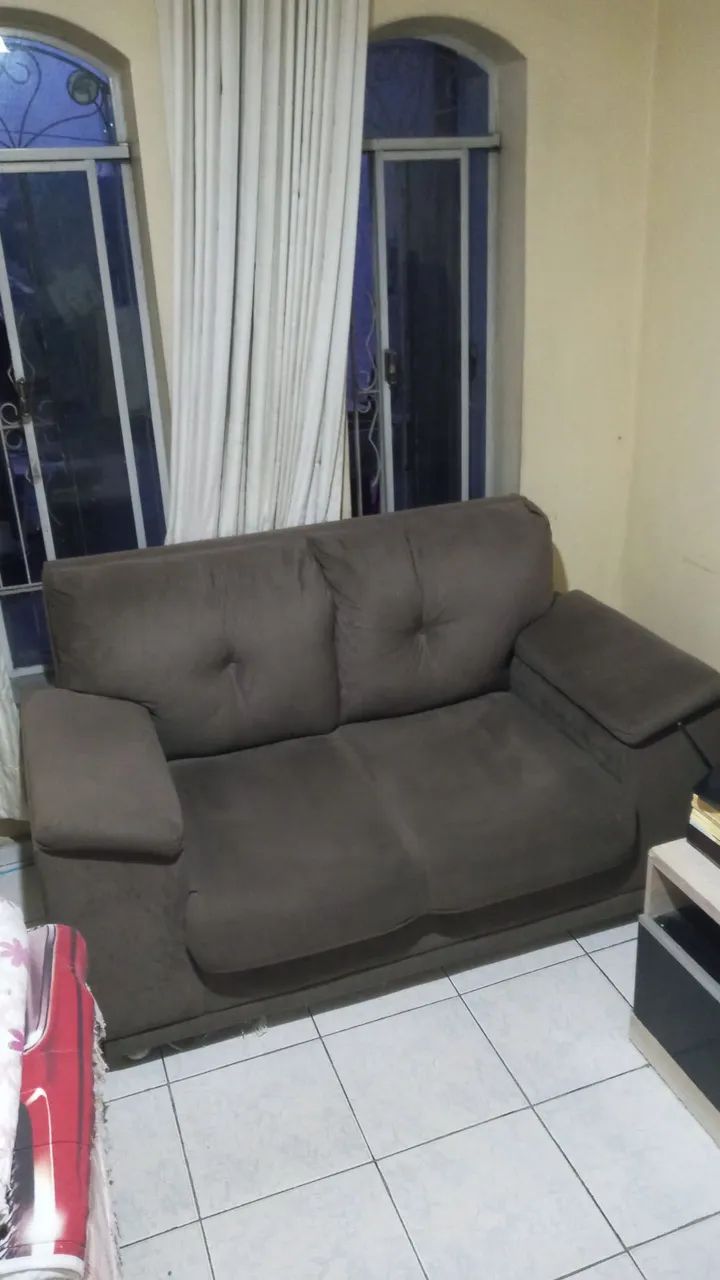 Sofá de Dois Lugares Veludo  Takei - Foto 4