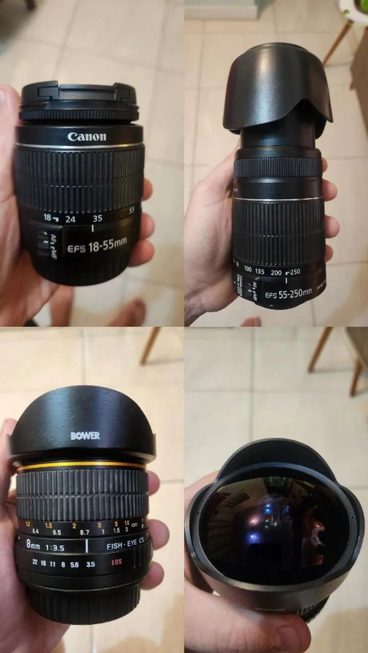Kit Fotografia Canon EOS Rebel T5 + Lentes + Flash + Acessórios - Foto 3