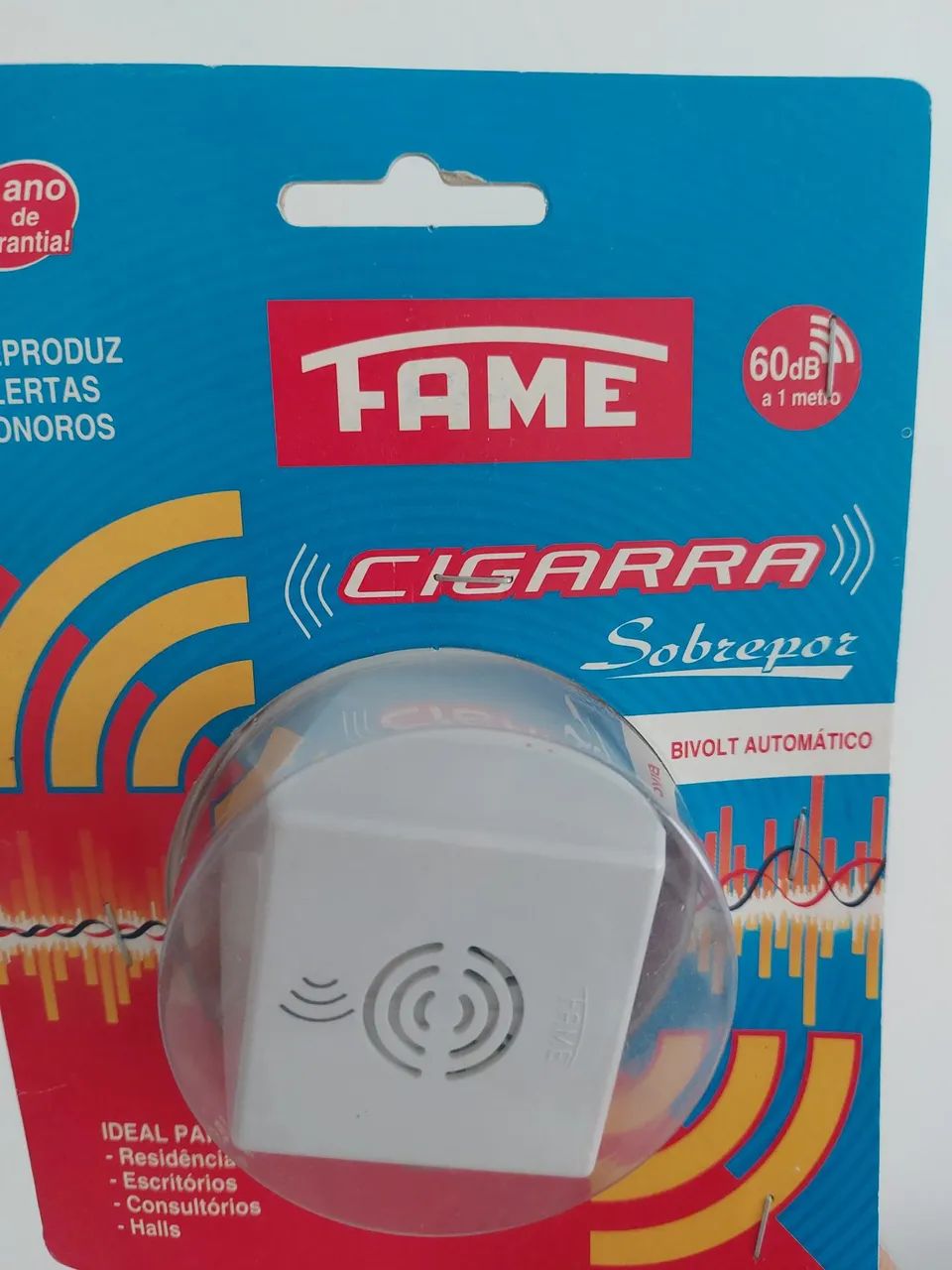 VENDO CAMPAINHA CIGARRA NOVA FAME! - Foto 2
