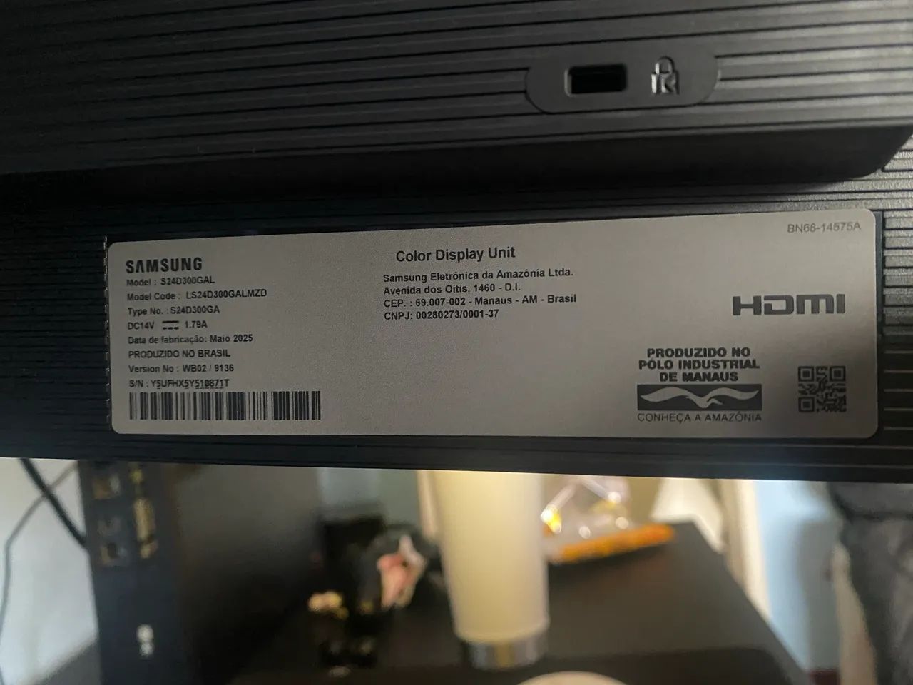 Monitor Samsung 24" Full HD IPS 100Hz - NOVO - Foto 3