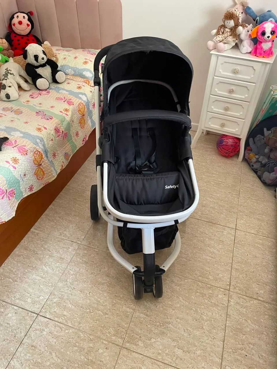 Carrinho + bebê conforto com base Mobi Safety 1st - Foto 2