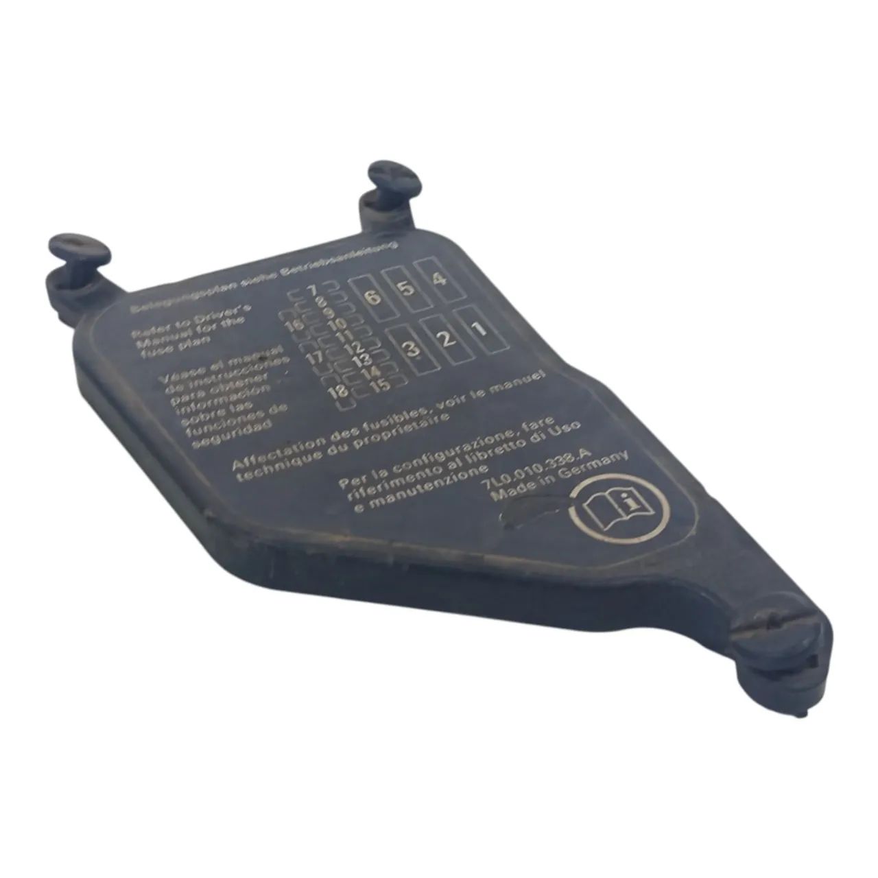 Suporte Tampa Caixa Fusivel Motor Porsche Cayenne 2002 A2010 - Foto 5