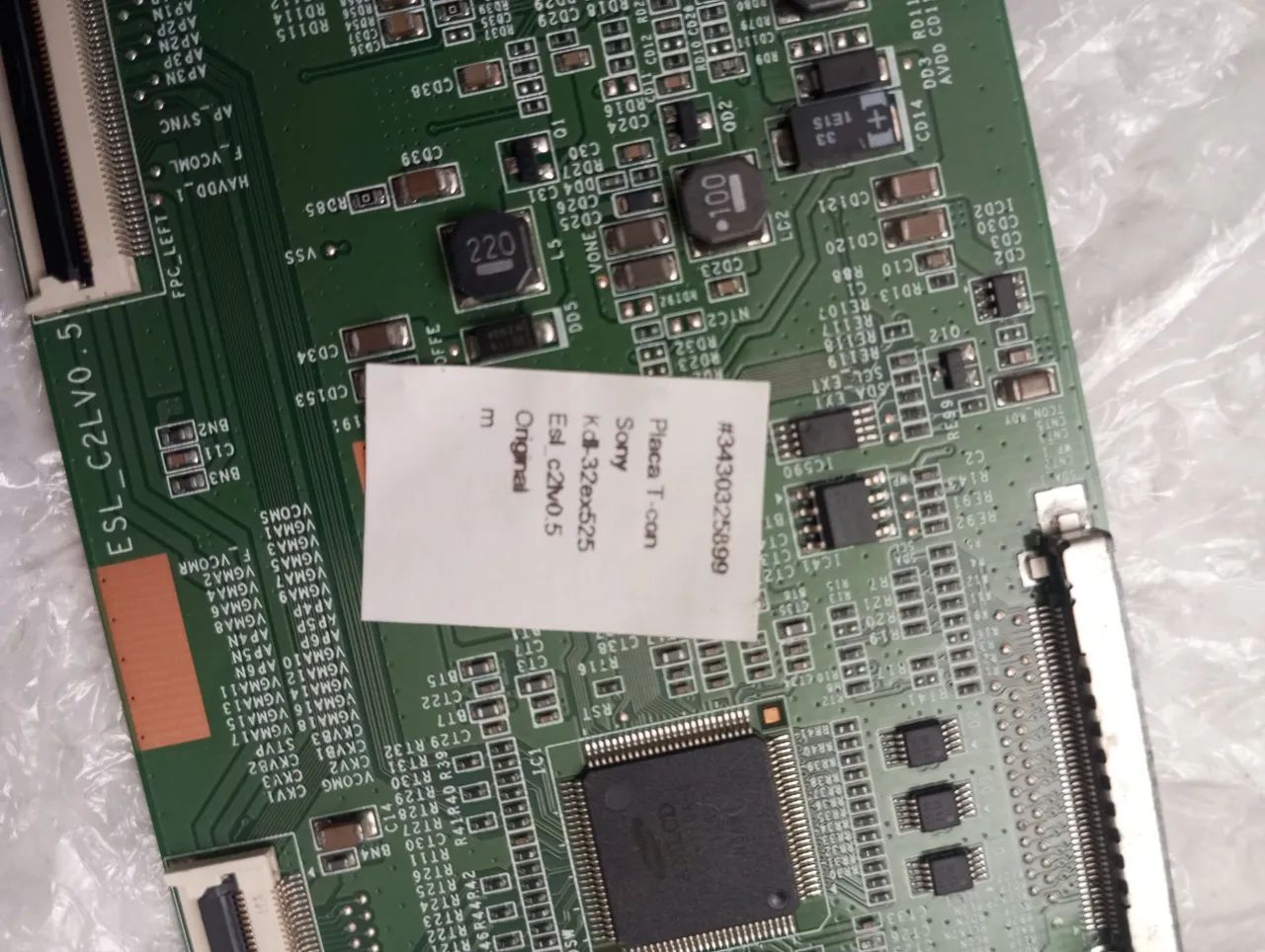 Placa T-Con Sony Bravia KDL-32EX525 Modelo ESL_C2LV0.5 - Foto 2