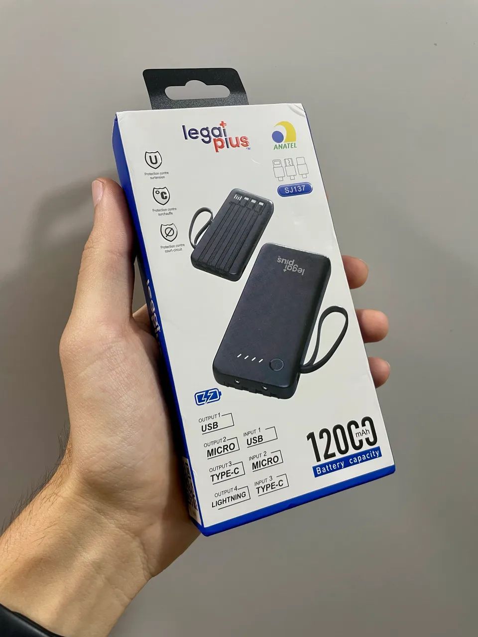Powerbank 12mil mAh Android/Iphone 