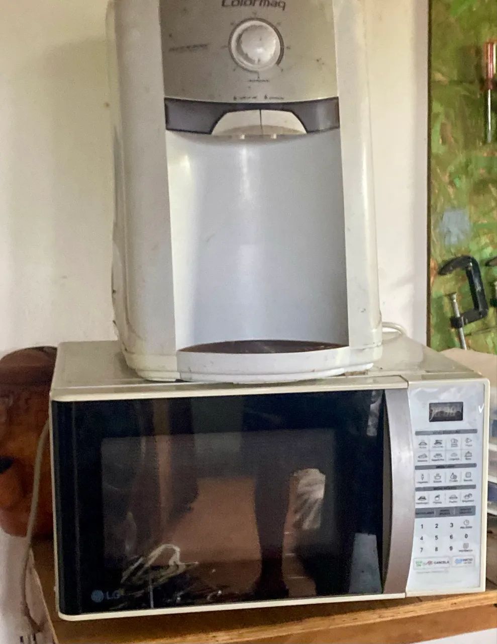 Microondas e filtro