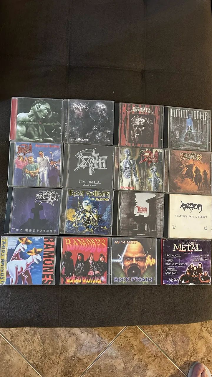 CDS de rock e metal