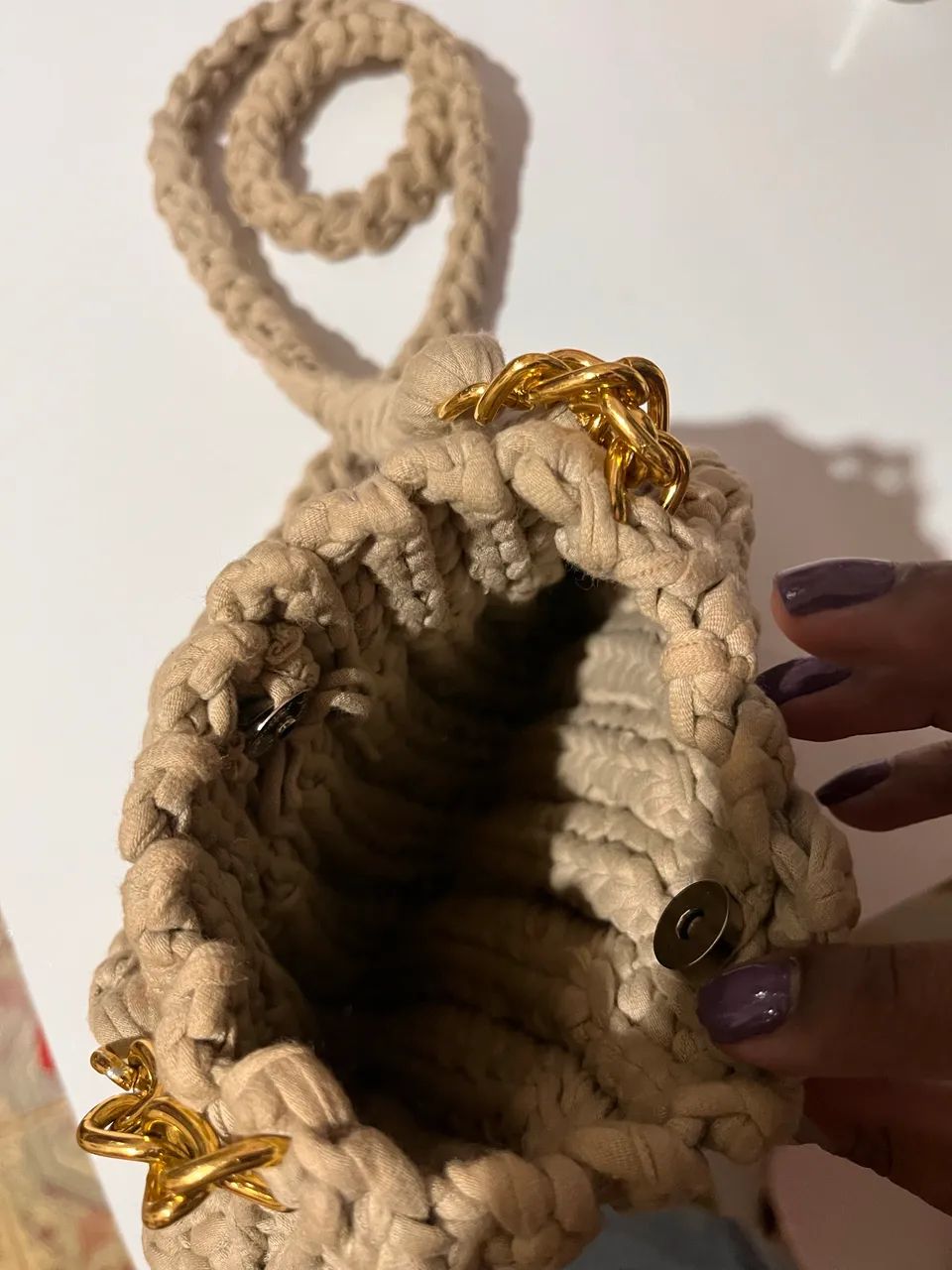 Bolsa de crochê  - Foto 3