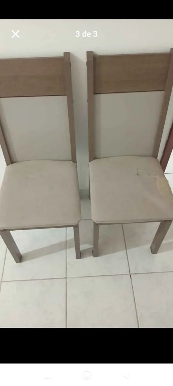 Mesa, com 4 cadeiras