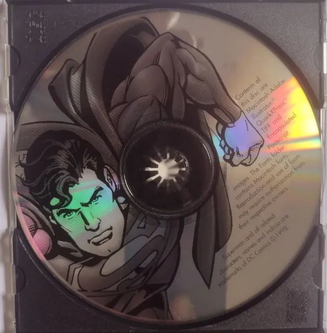 Guia de Estilo em CD-ROM raro - Superman '98 Style Guide - Foto 3