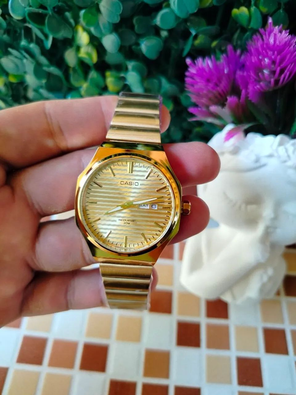Casio retrô dourado  - Foto 2