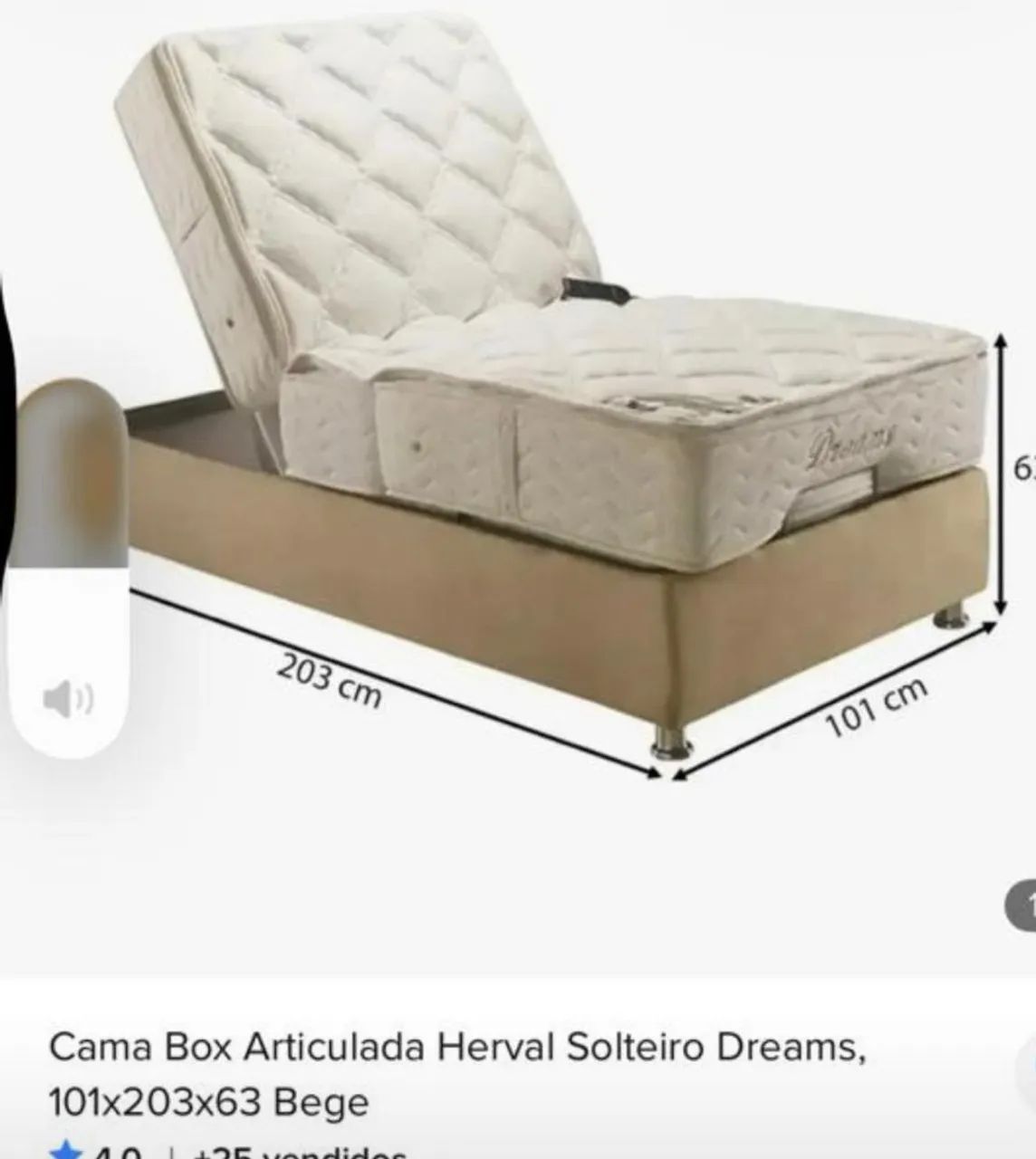 Cama box articulada solteiro - Foto 3