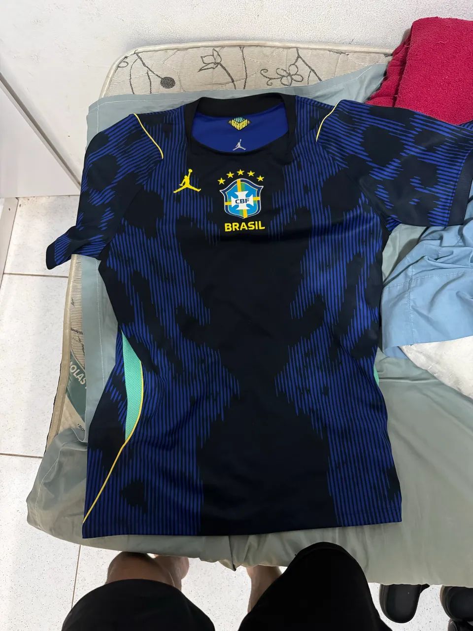 camisa brasil azul
