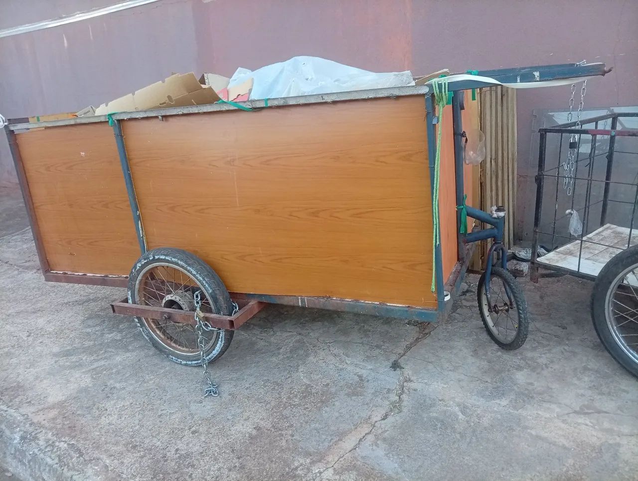 Carrinho de reciclagem  - Foto 2