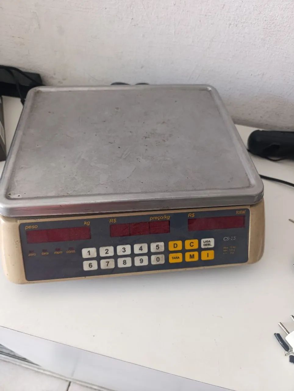 Balança Filizola CS-15. 15kg COM DEFEITO 