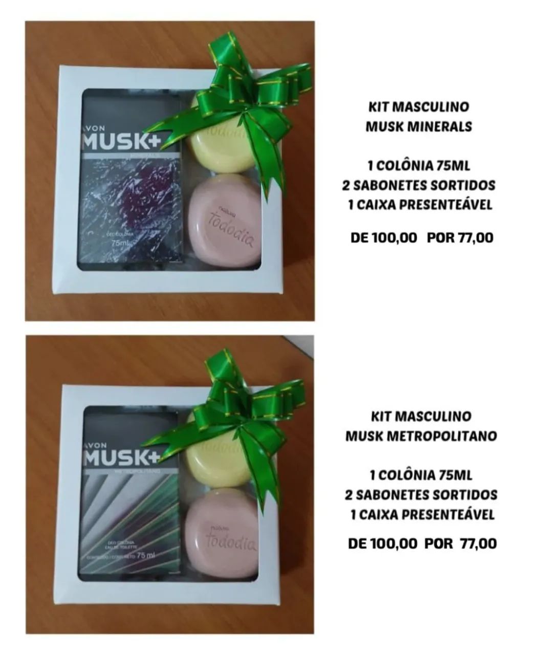 Kits Masculinos Natura e Avon  - Foto 3