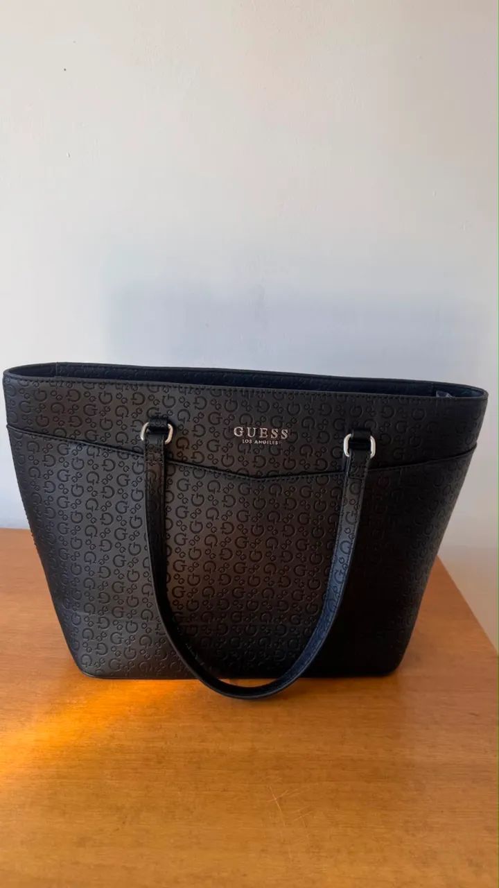 Bolsa Guess grande Preta 