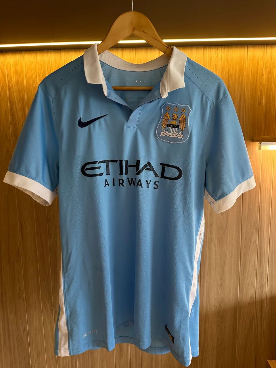 Camisa Manchester City 2015/16 Nike Jogador - Roupas Esportivas