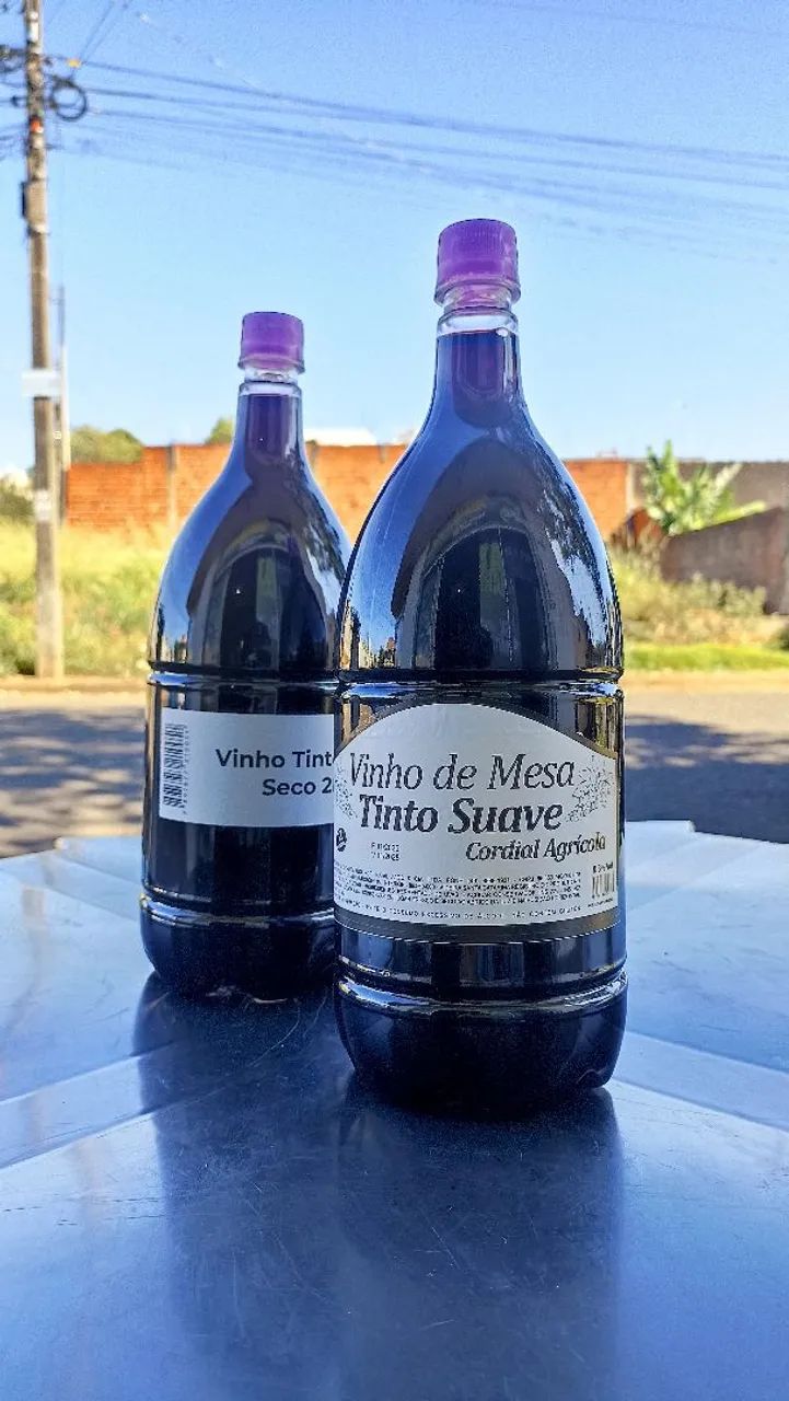 Vinho Colonial Tinto 2L - Seco ou Suave | R$ 20 - Foto 2