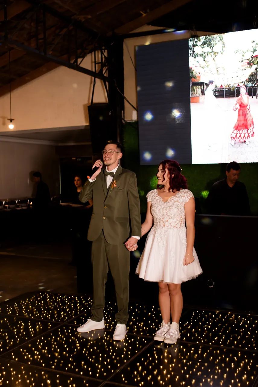 Vestido Noiva 2x1 Bordado em pérolas  - Foto 3