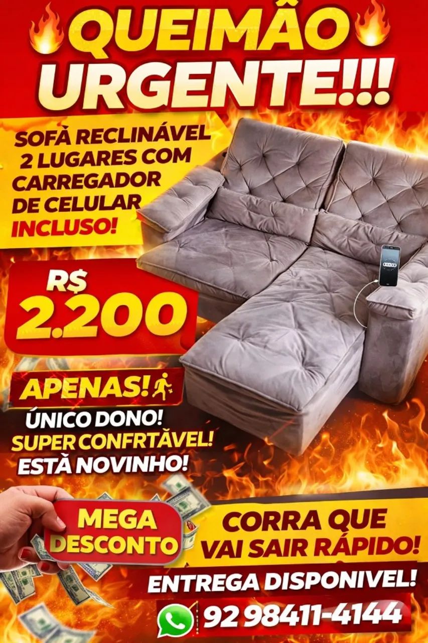 Sofá lancer 2 lugares