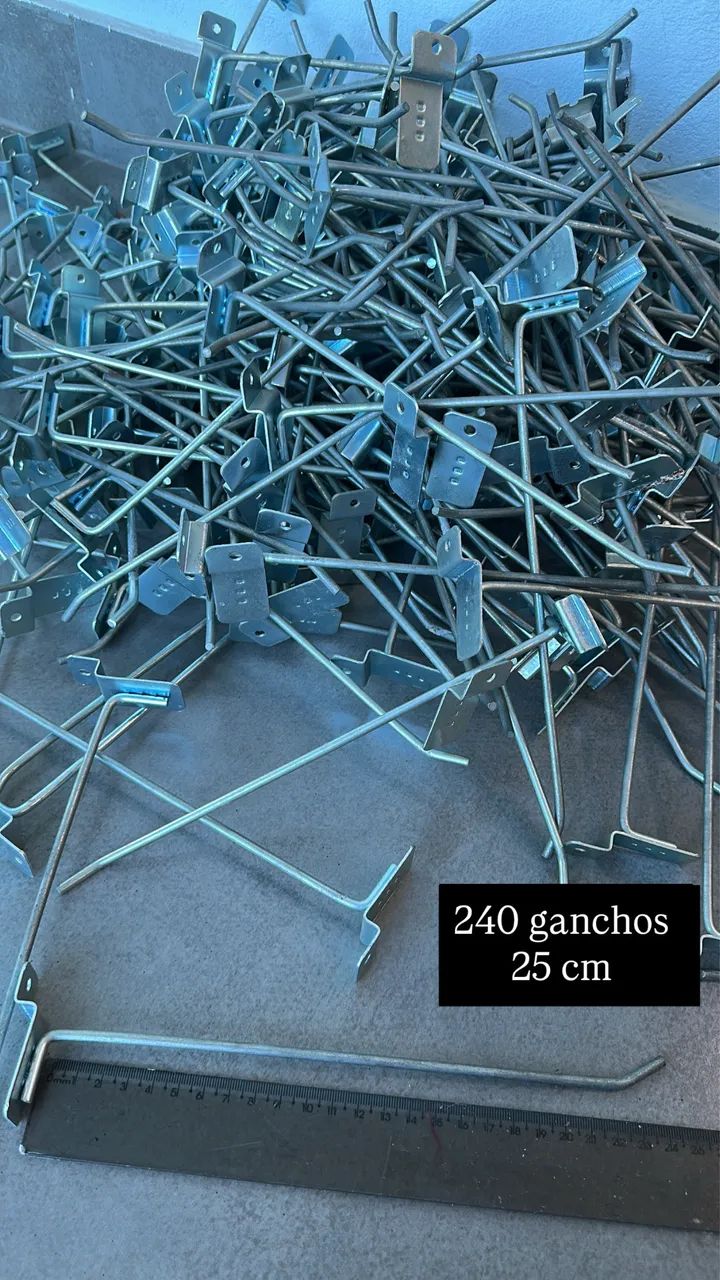 Ganchos painel ripado valor por unidade  - Foto 4