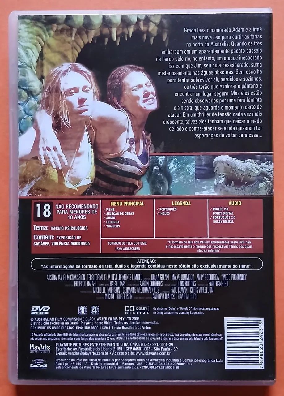 Dvd Medo Profundo - Baseado em uma História Real  - Foto 2