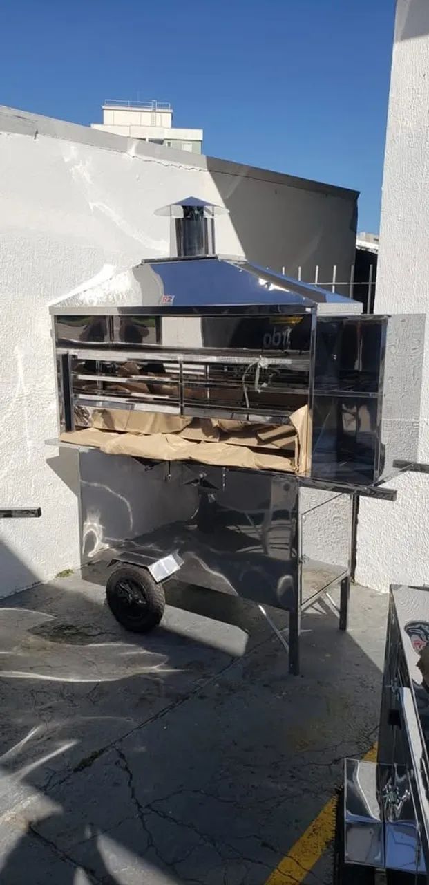 CARRINHO DE CHURRASCO INOX!!! CHURRASQUEIRA DE 1,60MT 