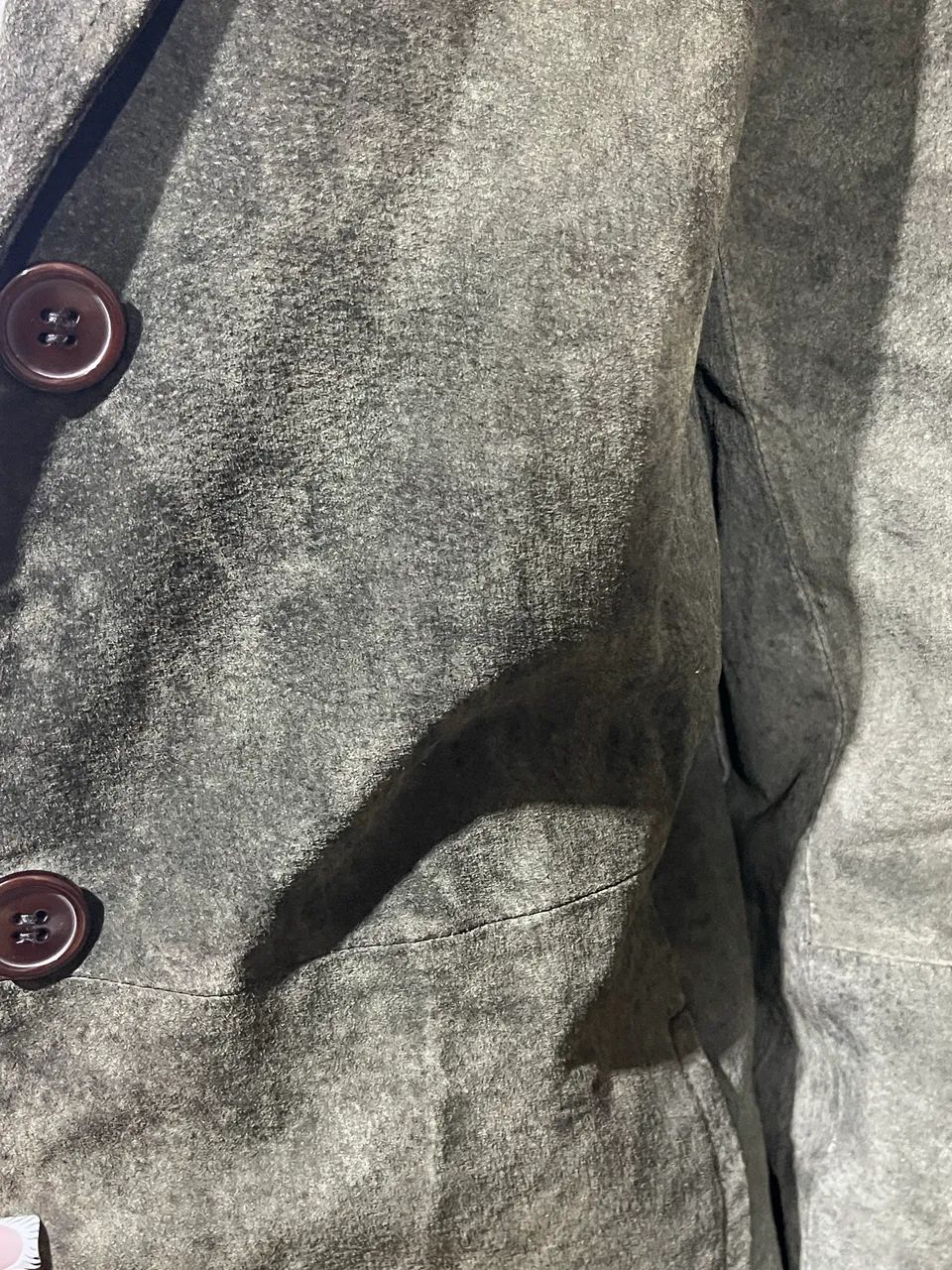 blazer vintage em camurça legítima, - Foto 3