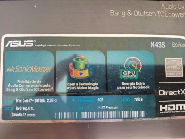 Notebook Asus i7, SSD 240GB e placa de vídeo dedicada - Foto 2