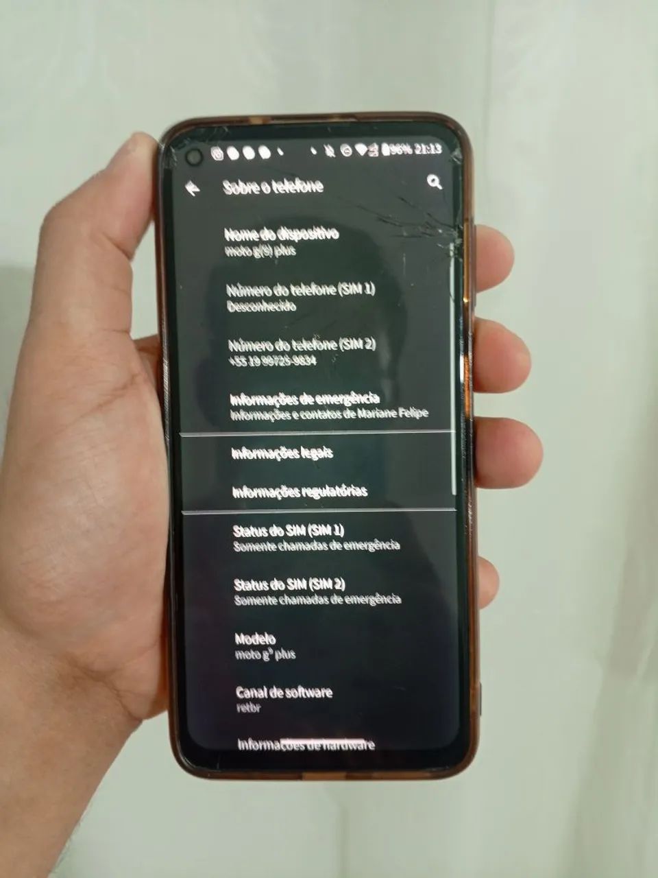 CELULAR À VENDA - FUNCIONANDO PERFEITAMENTE - Foto 3