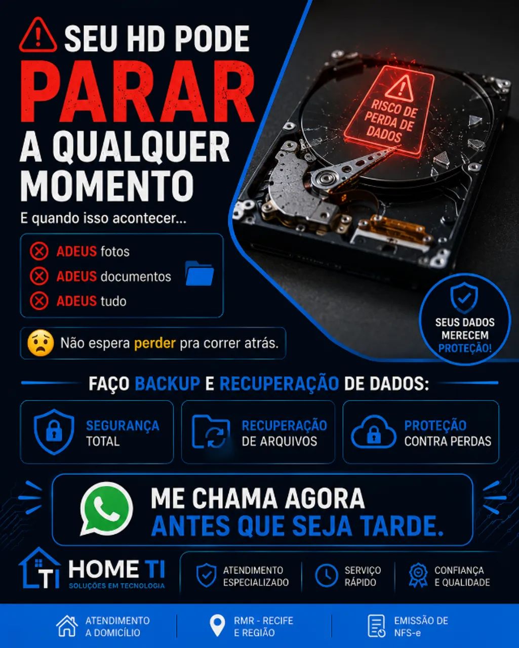 PERDA DE DADOS