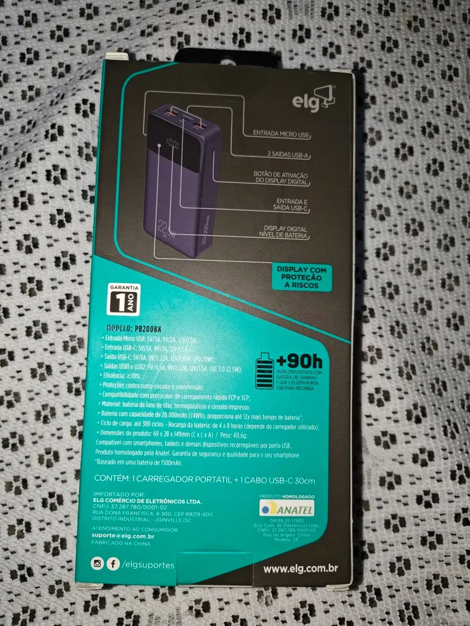 Power bank elg 20000mah - Foto 2