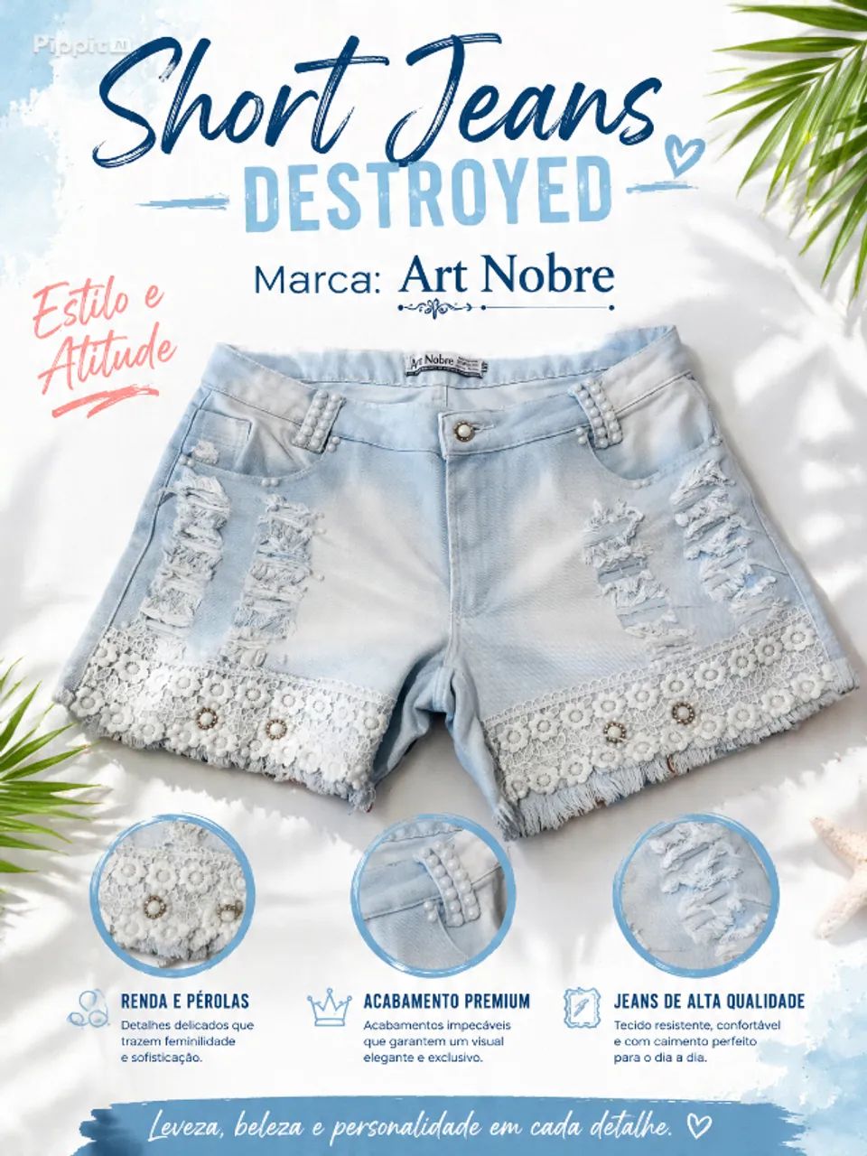 short jeans destroyed 