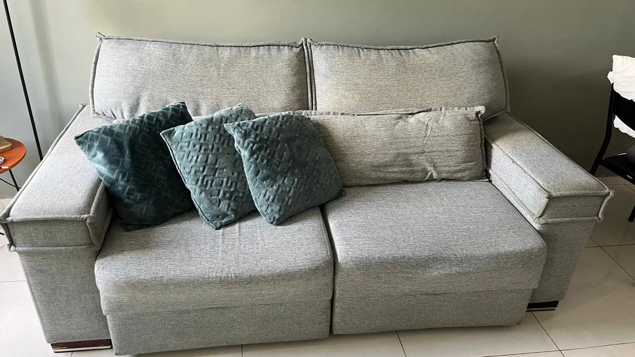 Sofá retrátil em linho  - Foto 2