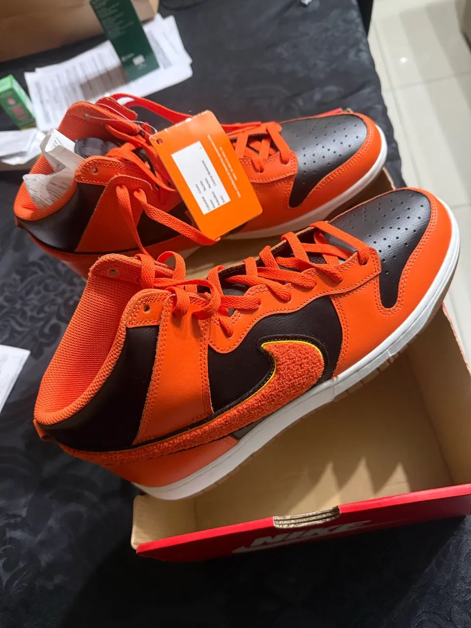Nike Tênis Dunk Hi Retro University - Foto 5