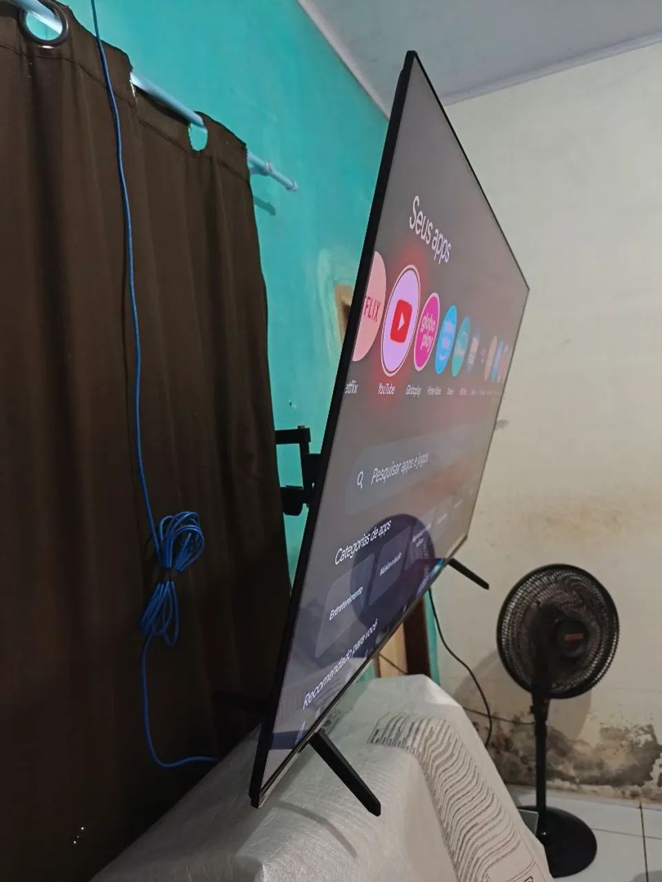 Smart tv tcl 55 polegadas 4k novinha - Foto 3