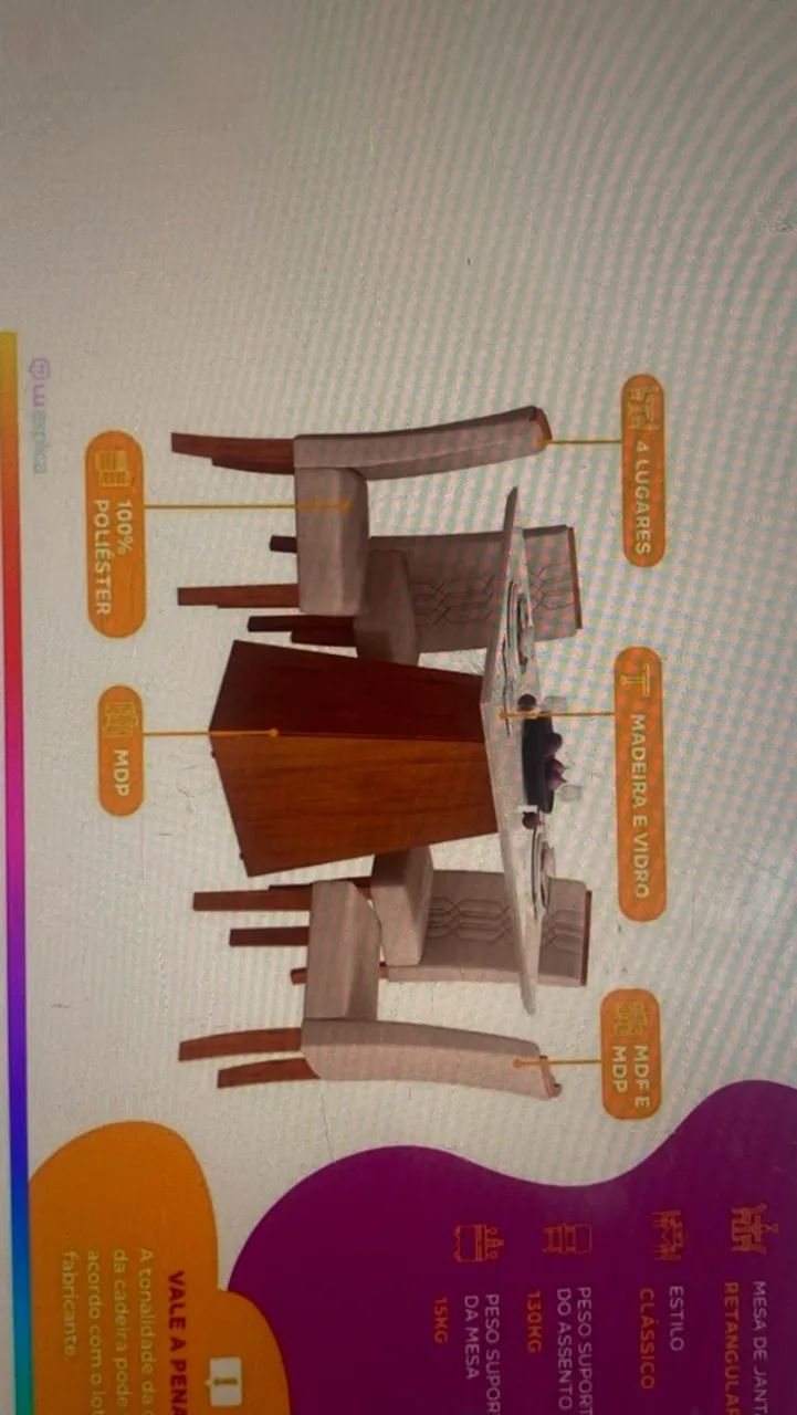 MESA 4 CADEIRA - Foto 2