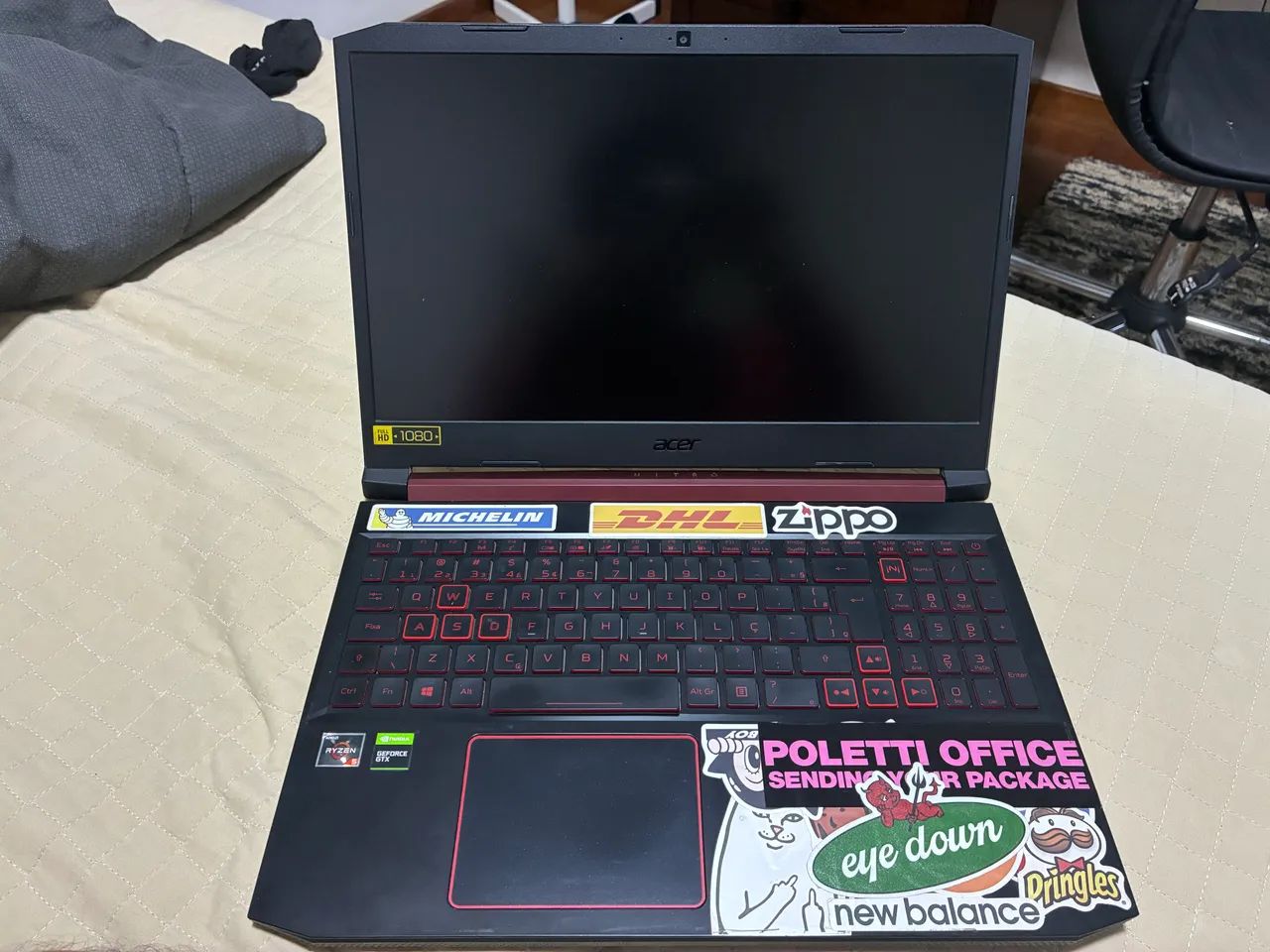 NOTEBOOK ACER NITRO 5 GTX 1650 Ryzen 5 3550H 16 RAM  - Foto 2