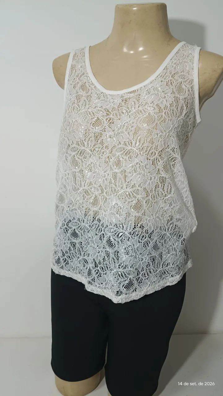 Blusa renda 