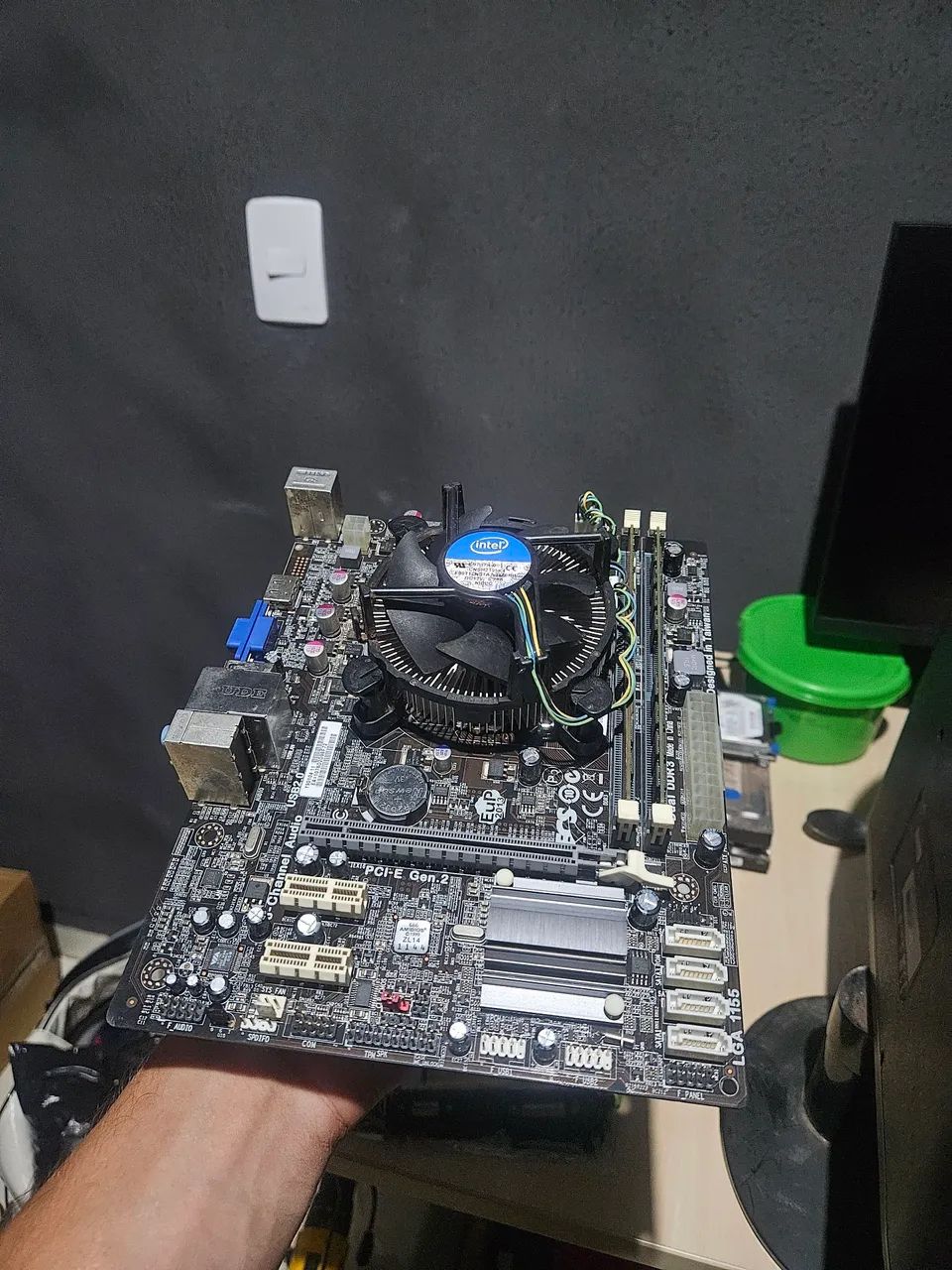 Kit placa mãe 1155 + 8GB RAM  - Foto 2
